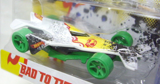 画像: TEAM HOT WHEELS 【BAD TO THE BLADE】　WHITE/GREEN HSW