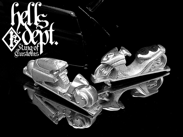 画像: 【追悼】HELLS DEPT 2012 【SCOOTER & KAMEDA's BIKE for '55 CHEVY PANEL（カスタム用パーツ）】  WHITE METAL MADE　（送料サービス適用外）(利益は全てお供物に使わせて頂きます）  