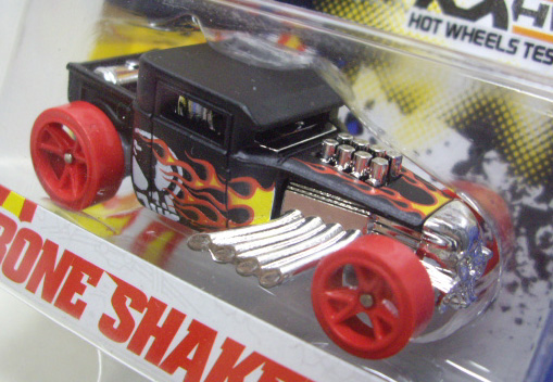 画像: TEAM HOT WHEELS 【BONE SHAKER】　FLAT BLACK/RED HSW