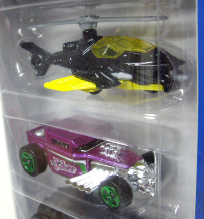 画像: 2012 5PACK 【BATMAN】　BATCOPTER/BONE SHAKER SPECIAL "THE JOKER" EDITION/THE DARK KNIGHT BATMOBILE/FORD FUSION PATROL CAR/ARMORED TRUCK