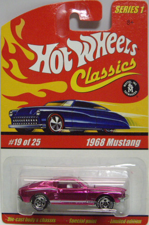 画像: 2005 CLASSICS SERIES 1 【1968 MUSTANG】　SPEC.PINK/GY 5SP