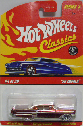 画像: 2007 CLASSICS SERIES 3 【'58 IMPALA】　SPEC.RED/WL