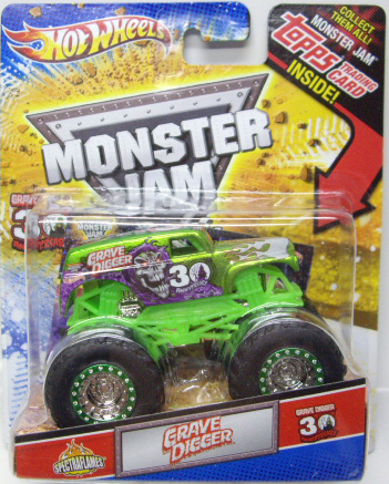 画像: 2012 MONSTER JAM INSIDE TOPPS 【GRAVE DIGGER】 SPEC.GREEN (30th TAMPO)