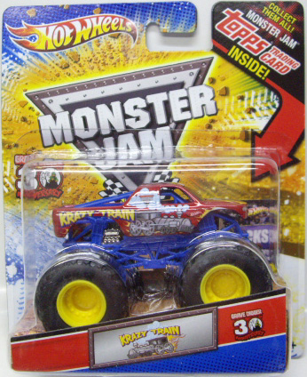 画像: 2012 MONSTER JAM INSIDE TOPPS 【KRAZY TRAIN】 RED