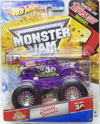 画像: 2012 MONSTER JAM INSIDE TOPPS 【GRAVE DIGGER】 SPEC.PURPLE (30th TAMPO)