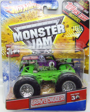 画像: 2012 MONSTER JAM INSIDE TOPPS 【GRAVE DIGGER】 BLACK 