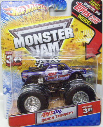 画像: 2012 MONSTER JAM INSIDE TOPPS 【AMS OIL SHOCK THERAPY】 BLUE