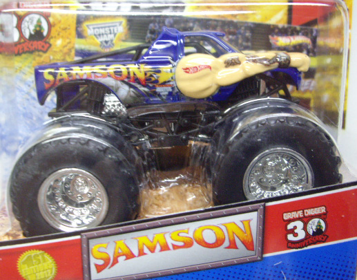 画像: 2012 MONSTER JAM INSIDE TOPPS 【SAMSON】 BLUE (1ST EDITIONS)