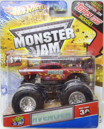 画像: 2012 MONSTER JAM INSIDE TOPPS 【AVENGER】 RED (WORLD FINALS DECO 2011)