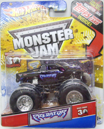 画像: 2012 MONSTER JAM INSIDE TOPPS 【PREDATOR】 BLACK