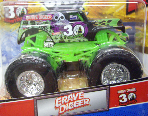 画像: 2012 MONSTER JAM INSIDE TOPPS 【GRAVE DIGGER】 BLACK (30th TAMPO)