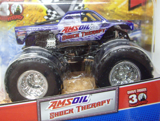 画像: 2012 MONSTER JAM INSIDE TOPPS 【AMS OIL SHOCK THERAPY】 BLUE