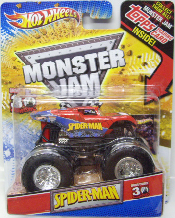 画像: 2012 MONSTER JAM INSIDE TOPPS 【SPIDERMAN】 RED