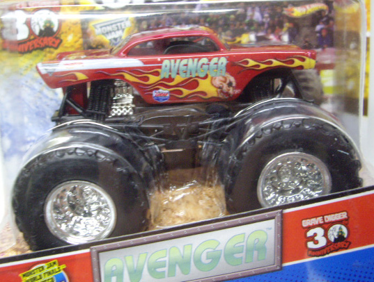 画像: 2012 MONSTER JAM INSIDE TOPPS 【AVENGER】 RED (WORLD FINALS DECO 2011)