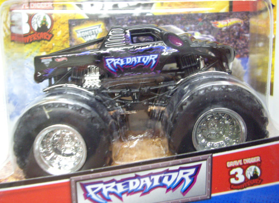 画像: 2012 MONSTER JAM INSIDE TOPPS 【PREDATOR】 BLACK