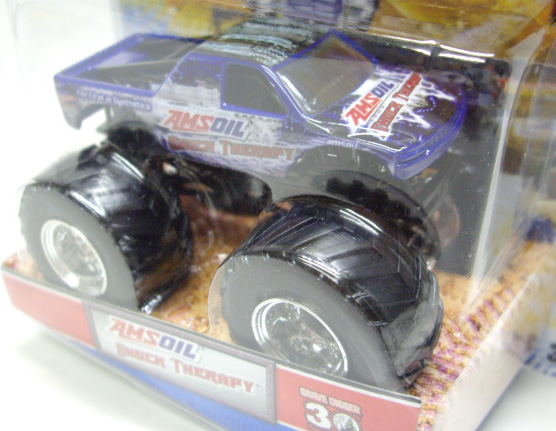 画像: 2012 MONSTER JAM INSIDE TOPPS 【AMS OIL SHOCK THERAPY】 BLUE