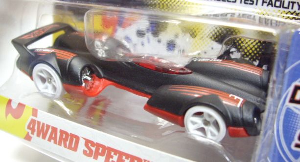 画像: TEAM HOT WHEELS 【4WARD SPEED】　FLAT BLACK/WHITE HSW