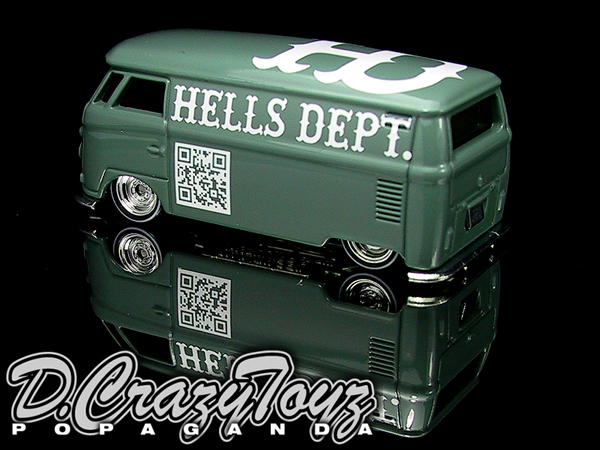 画像: PRE-ORDER HELLS DEPT 2012 【VW MICRO BUS "Mushroom cloud"（完成品）】  WHITE METAL MADE　（送料サービス適用外） (近日入荷予定）