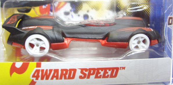 画像: TEAM HOT WHEELS 【4WARD SPEED】　FLAT BLACK/WHITE HSW