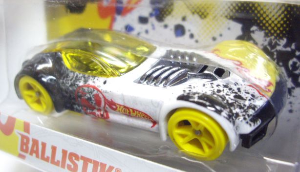 画像: TEAM HOT WHEELS 【BALLISTIK】　WHITE-BLACK/YELLOW HSW