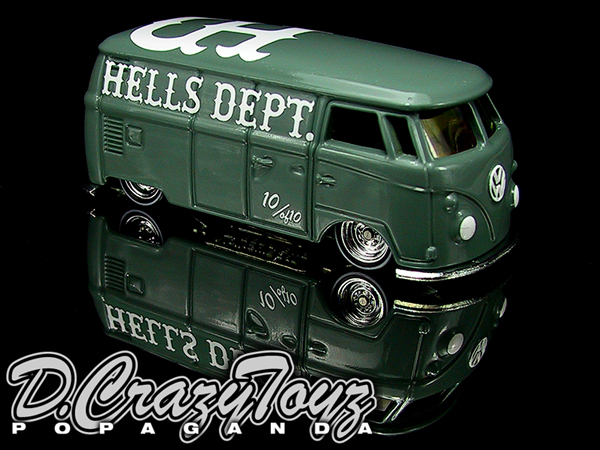 画像: PRE-ORDER HELLS DEPT 2012 【VW MICRO BUS "Mushroom cloud"（完成品）】  WHITE METAL MADE　（送料サービス適用外） (近日入荷予定）