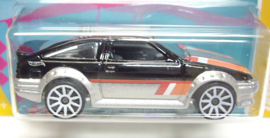 画像: 2012 WALMART EXCLUSIVE "CARS OF THE DECADES" 【TOYOTA AE-86】 BLACK-SILVER/10SP