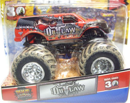 画像: 2012 MONSTER JAM INSIDE TOPPS 【IRON OUTLOW】 RED (MWD TRUCKS)