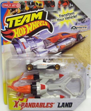 画像: TEAM HOT WHEELS X-PANDABLES 【LAND】　WHITE/LACE (TARGET EXCLUSIVE)