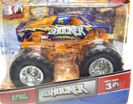 画像: 2012 MONSTER JAM INSIDE TOPPS 【SHOCKER】 MET.BLUE (EDGE GLOW)