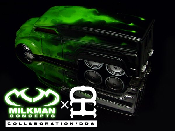 画像: PRE-ORDER HELLS DEPT 2012 【MILKMAN X HELLS DEPT "COLLABORATION/DD6"（完成品）】 BLACK BASE GREEN FRAMES/WHITE METAL MADE （送料サービス適用外） (近日入荷予定）