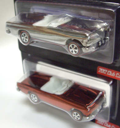 画像: 2012 RLC MEMBERSHIP EXCLUSIVE 【CLASSICS '57 T-BIRD 4台セット】　 CHROME,RED,BLUE,PURPLE/RL (ボタン、パッチ1枚つき)　