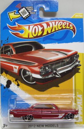 画像: 【'61 IMPALA】　MET.RED/MC5 (WALMART EXCLUSIVE WINDSHIELD HW TAMPO)