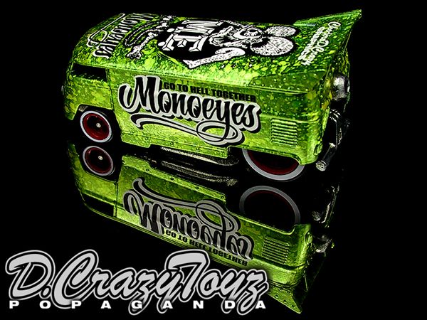 画像: PRE-ORDER HELLS DEPT 2012 【MONO EYES FINK VW DRAG BUS （完成品）】 SPECIAL SECRET COLOR : MONSTER SODA LIME GREEN （送料サービス適用外） (近日入荷予定）