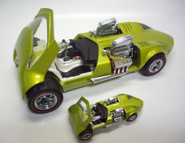 画像: 1999 HOT WHEELS LEGENDS 【TWIN MILL SET (1/24, 1/64)】　MET.LIME/RR