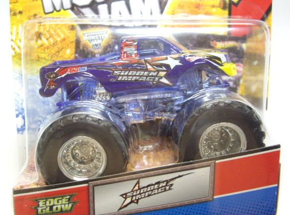 画像: 2012 MONSTER JAM INSIDE TOPPS 【SUDDEN IMPACT】 BLUE (EDGE GLOW)