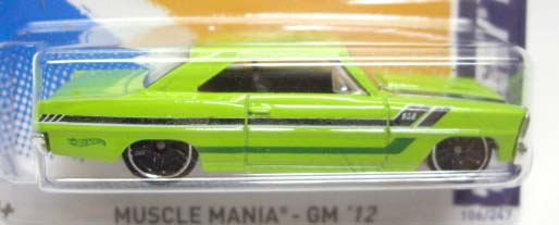 画像: 【'66 CHEVY NOVA】　GREEN/PR5 (WALMART EXCLUSIVE COLOR)