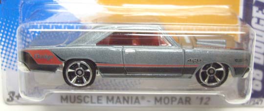 画像: 【'68 DODGE DART】　GRAY/MC5  (WALMART EXCLUSIVE COLOR)