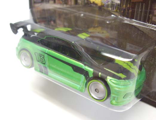 画像: 2012 HW BOULEVARD 【HONDA CIVIC SI】 FLAT BLACK-GREEN/RR