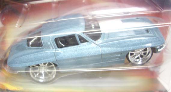 画像: 2007 1/50 G-MACHINES 【'63 CHEVY CORVETTE】　SILVERBLUE/RR