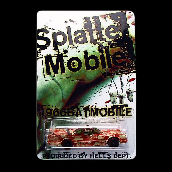 画像: PRE-ORDER HELLS DEPT 2012 【Splatter Mobile - 1966 BATMOBILE "IVORY" (BLISTER PACK EDITION) (完成品）】 （送料サービス適用外） (近日入荷予定）