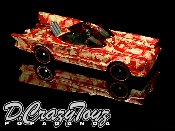 画像: PRE-ORDER HELLS DEPT 2012 【Splatter Mobile - 1966 BATMOBILE "IVORY" (BLISTER PACK EDITION) (完成品）】 （送料サービス適用外） (近日入荷予定）