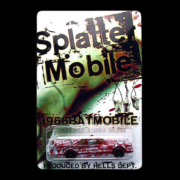 画像: PRE-ORDER HELLS DEPT 2012 【Splatter Mobile - 1966 BATMOBILE "HELL BLUE" (BLISTER PACK EDITION) (完成品）】 （送料サービス適用外） (近日入荷予定）