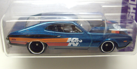 画像: 2013 SUPER TREASURE HUNTS 【'72 FORD GRAN TORINO SPORT】 SPEC.BLUE/RR (K&N)