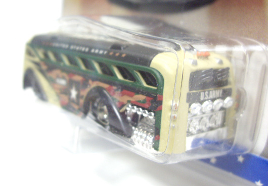 画像: 2003 K・B TOYS  EXCLUSIVE MILITARY RODS 【ARMY SURFIN' SCHOOL BUS】 FLAT GREEN-BLACK-TAN/RR