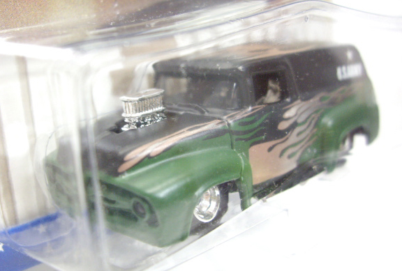 画像: 2003 K・B TOYS  EXCLUSIVE MILITARY RODS 【ARMY '56 FORD PANEL】 FLAT GREEN-BLACK/RR