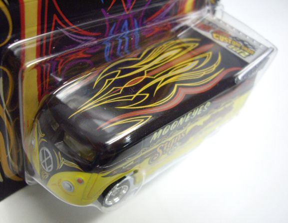 画像: 2012 HW COLLECTORS CONVENTION JAPAN 【VW DRAG BUS (MOONEYES)】 BLACK-YELLOW/RR (1200台限定）