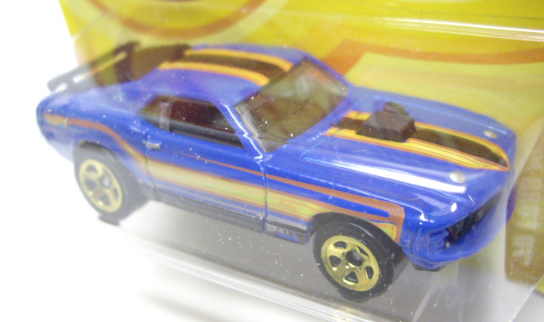 画像: 2012 WALMART EXCLUSIVE "CARS OF THE DECADES" 【'70 FORD MUSTANG MACH 1】 BLUE/5SP