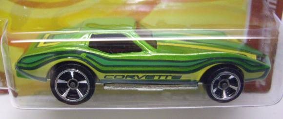 画像: 2012 WALMART EXCLUSIVE "CARS OF THE DECADES" 【'75 CORVETTE STINGRAY】 GREEN/MC5