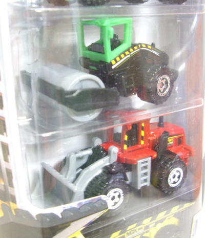 画像: 2012 MATCHBOX 5PACK - CONSTRUCTION (Scraper / Tractor Plow / Road Roller / Quarry King / Dump Truck)