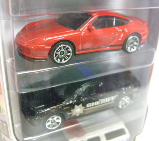 画像: 2012 MATCHBOX 5PACK - POLICE (Ford Police Interceptor / Mitsubishi Lancer Evolution X Police / Porsche 911 Turbo / Dodge Magnum / 2000 Chevrolet Suburban)